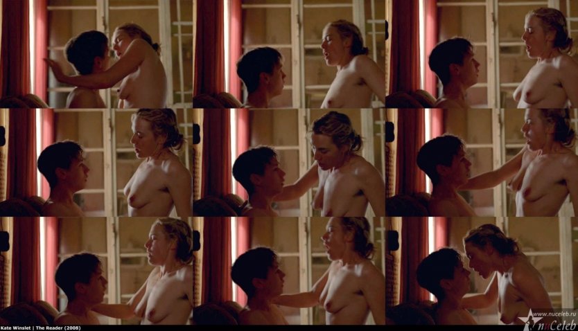 Голая Кейт Уинслет в фильме "чтец", 2008