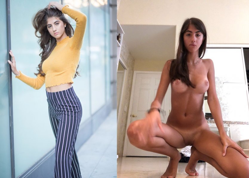 Девушки одетые и раздетые