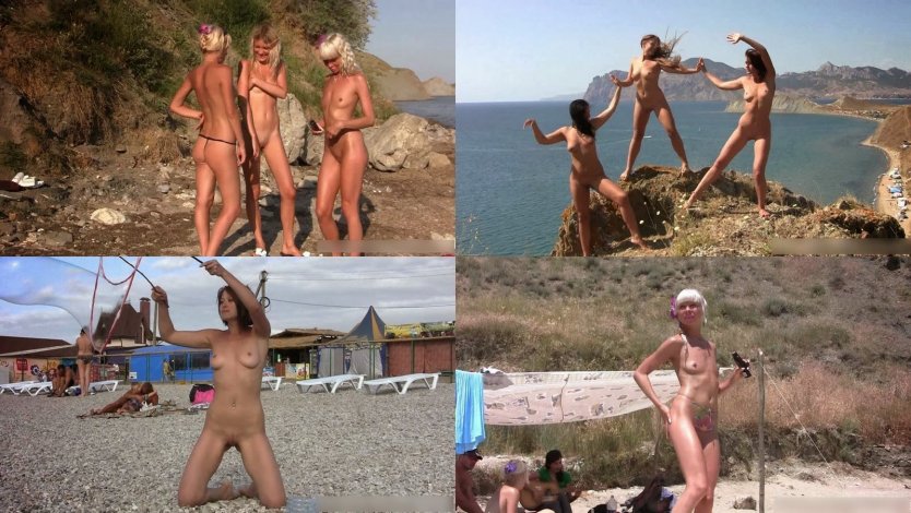 Коктебель Лисья бухта пляж голые