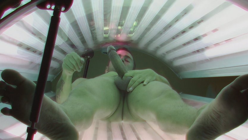 Girls taking nude pics in the Tanning Bed