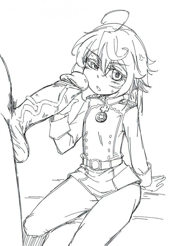 Youjo Senki Tanya Degurechaff хентай ass