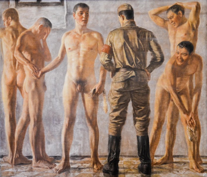Голые русские парни в бане