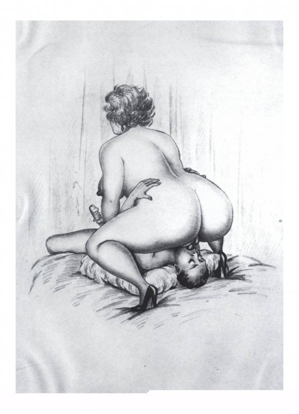Эротические рисунки ретро