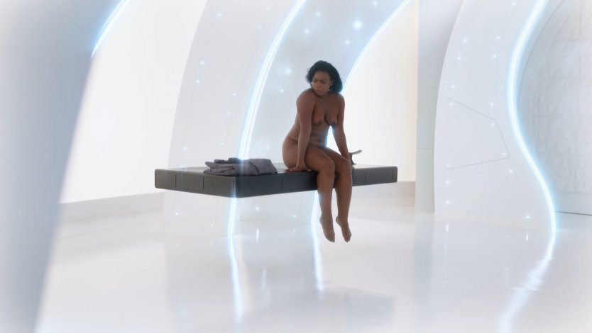 Naked Aunjanue Ellis in money matters ANCENSORED