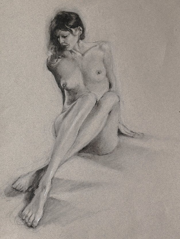 Рисунки карандашом голые