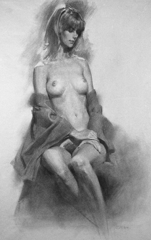 Реалистичные рисунки голых женщин