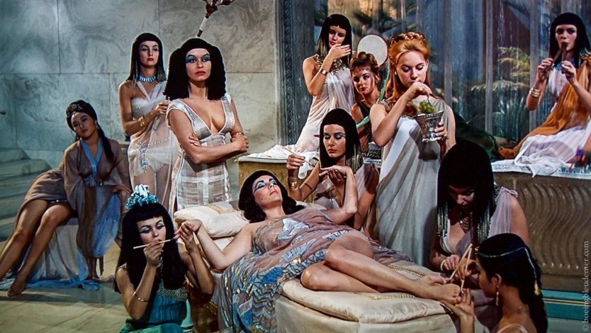 Элизабет Тейлор Клеопатра фильм 1963 г