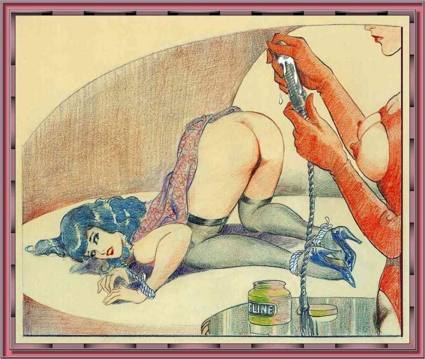 Эротические рисунки ретро
