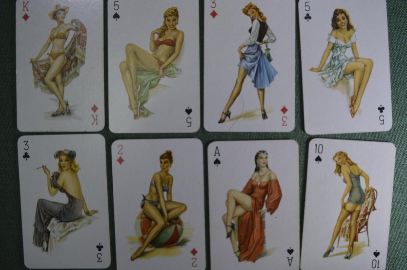 Германские эротические игральные карты